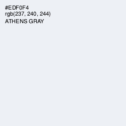 #EDF0F4 - Athens Gray Color Image
